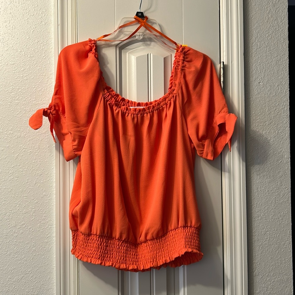 Michael Kors women’s top size Large Orange